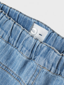 NAME IT Cargo Shorts Ryan Light Blue Denim Stripes